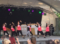 Budo-Dancer bei 600-Jahrfeier in Grünewalde