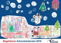 begehbarer Adventskalender der Stadt Lauchhammer